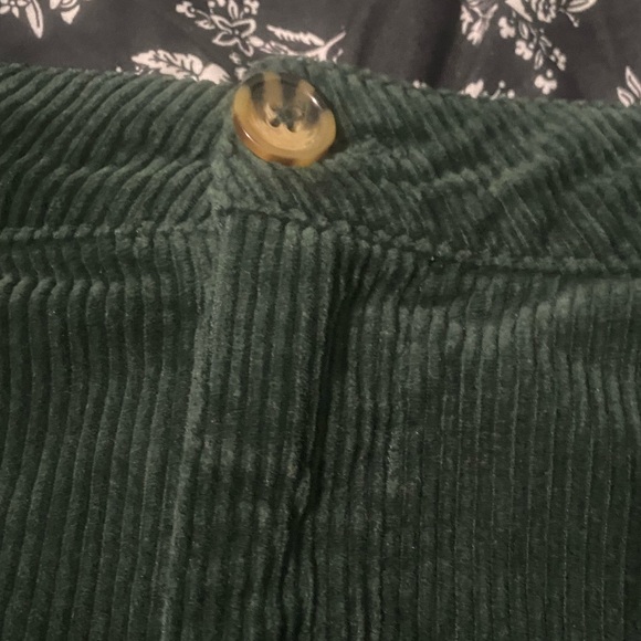 Forever 21 Forest Green Corduroy Mini Skirt - Picture 5 of 6